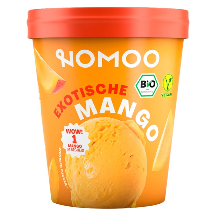 NOMOO Bio Eisbecher Mango vegan 465ml